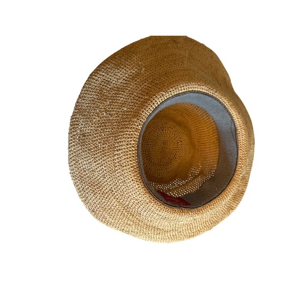 Callanan Resort European Style Raffia Straw Sun Hat Coastal Summer Resort - Picture 4 of 5
